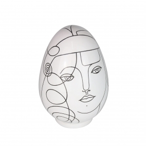 Handpainted Egg Sculpture