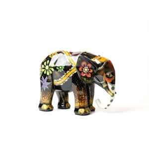 Hand-painted Elephant Sculpture