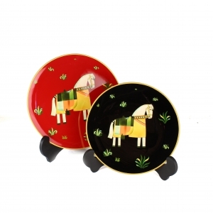 Handpainted Horse Plate