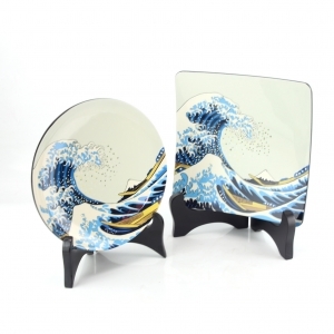 'The Great Wave' Handpainted Plate